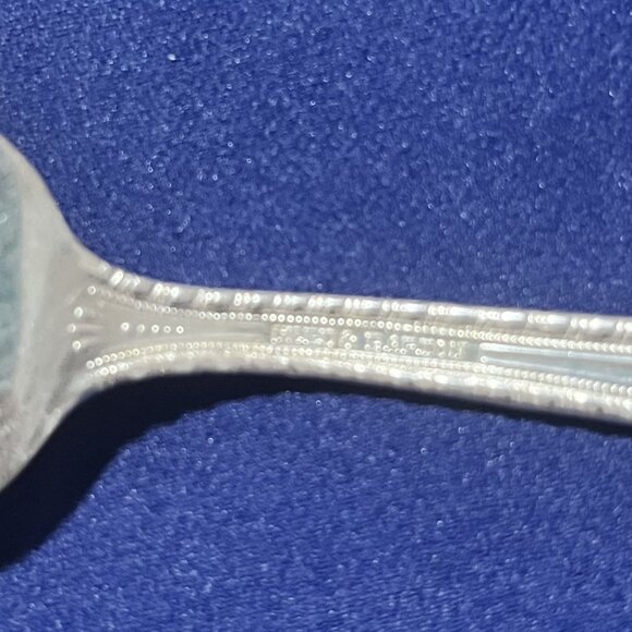 Vintage Reed and Barton OLD LONDON PAIR of 2 Salad Forks 6-1/4" Silverplate - Picture 4 of 4